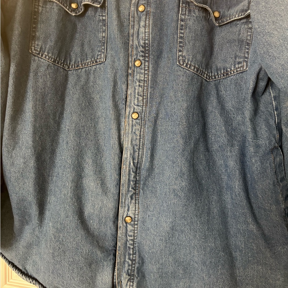 Denim Flannel Lined Jacket - Picture 7 of 8